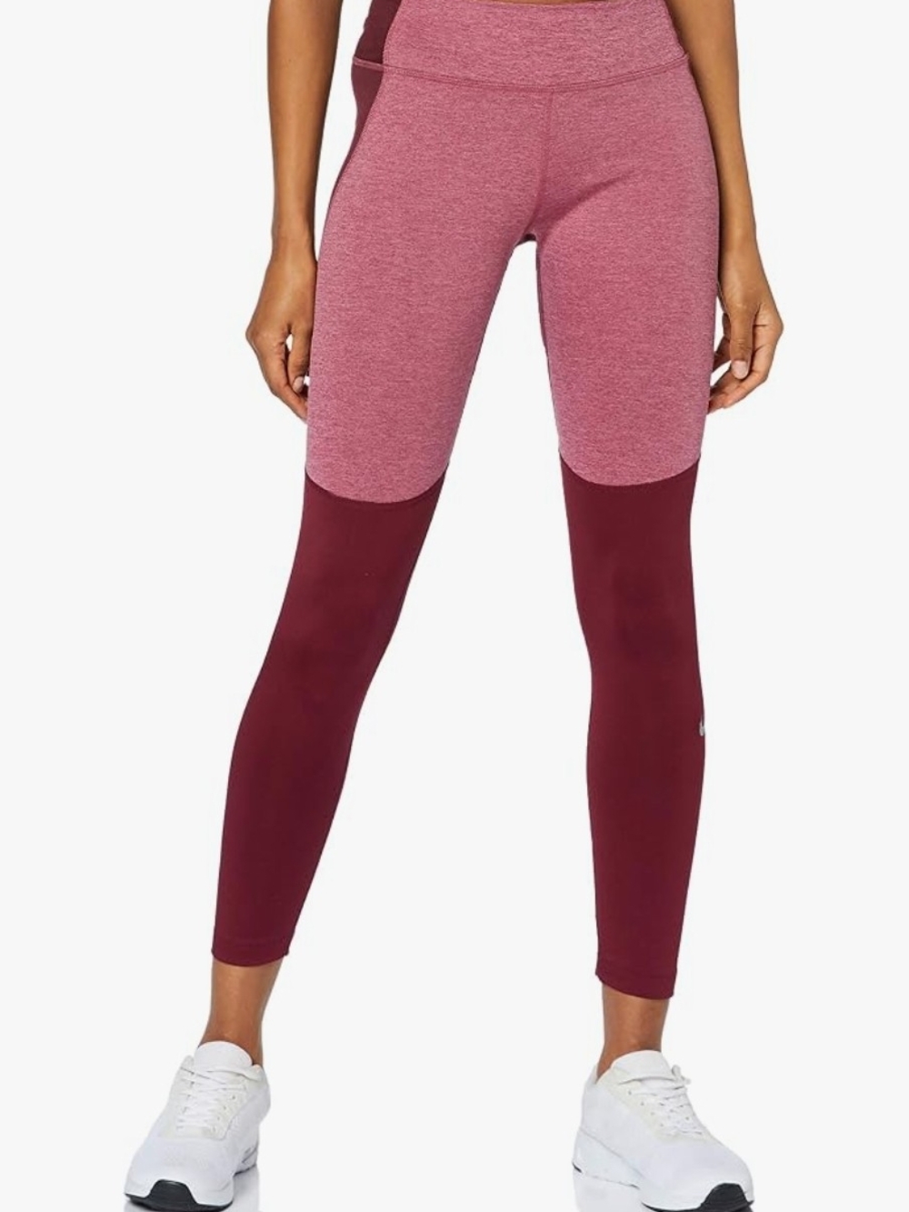Nike Fast Two-Tone High-Rise Leggings in Rose and Burgundy Sz S/P. Like New